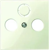 Gniazdka elektryczne - Merten Płytka Centralna Gniazd RTV/SAT 296744 - miniaturka - grafika 1