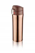 Kubki termiczne - Kubek termiczny, termos LOCK brązowy, 440ml, 4 kolory, szybka wysyłka! - miniaturka - grafika 1