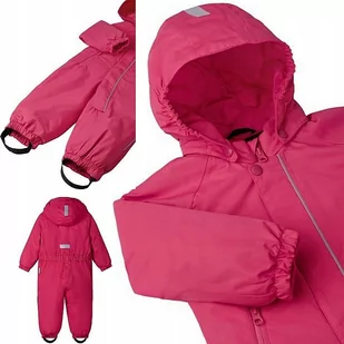 REIMA Puhuri 80 cm - kombinezon dziecięcy, pink - Kombinezony dla dzieci - miniaturka - grafika 1