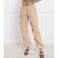 Spodnie damskie - Patrizia Pepe Spodnie cargo | Loose fit - miniaturka - grafika 1