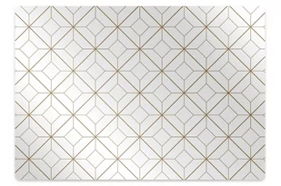 Mata na podłogę pod krzesło Geometryczne romby 140x100 cm - Podnóżki, podpórki, podkładki - miniaturka - grafika 1
