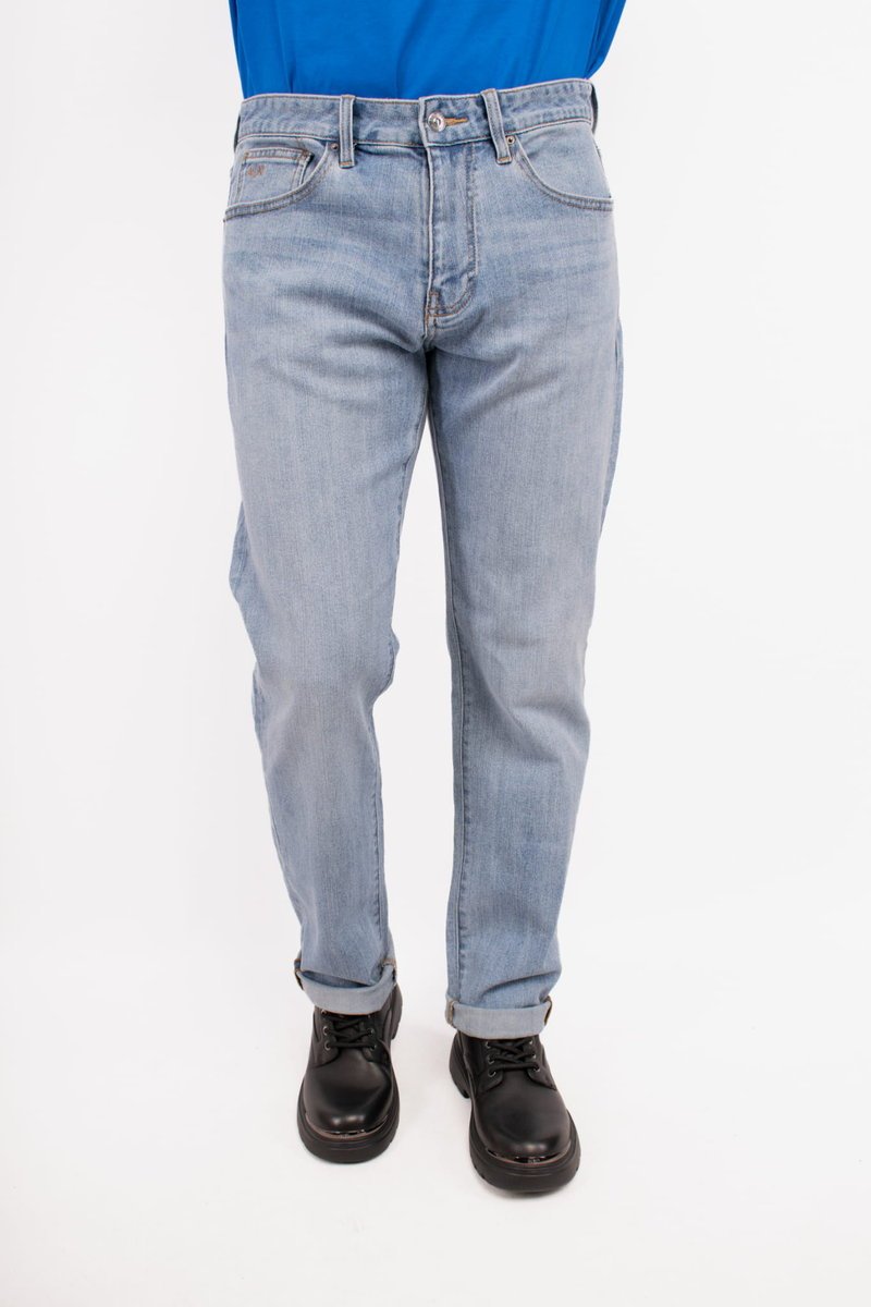 Jeansy męskie Armani Exchange 6DZJ16 Z1ZWZ niebieski - Pants: 36