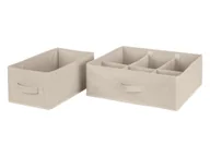 Pudła i pojemniki do przechowywania - LIVARNO home Pojemnik do przechowania lub organizer do szuflad (schowek z szufladą/beżowy) - miniaturka - grafika 1