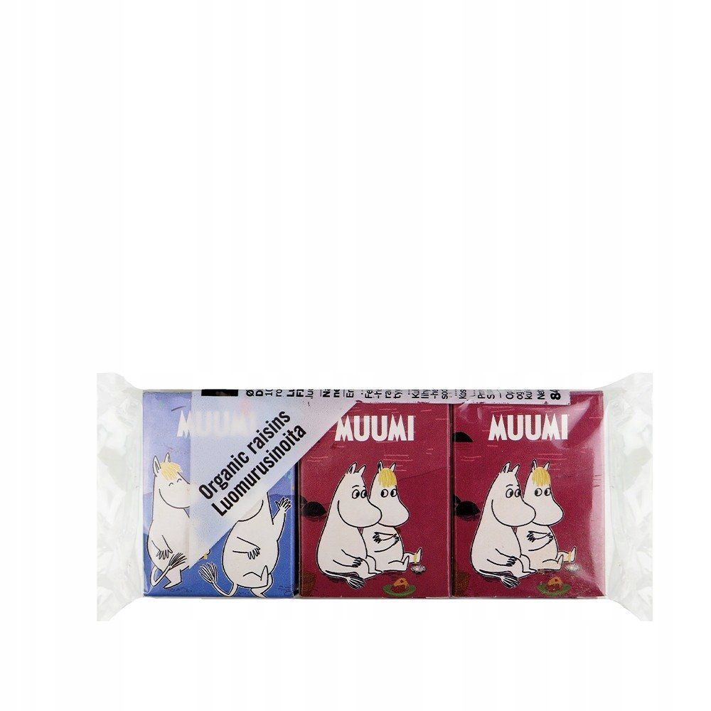 Moomin, Przekąska Bio Rodzynki, Naturalna słodycz, 6x14g