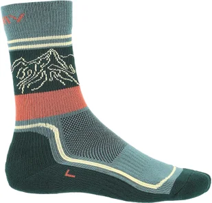 Skarpety trekkingowe damskie Viking Boosocks Heavy Bamboo Lady antybakteryjne zielone (920/25/7260/0809) - Buty trekkingowe damskie - miniaturka - grafika 1