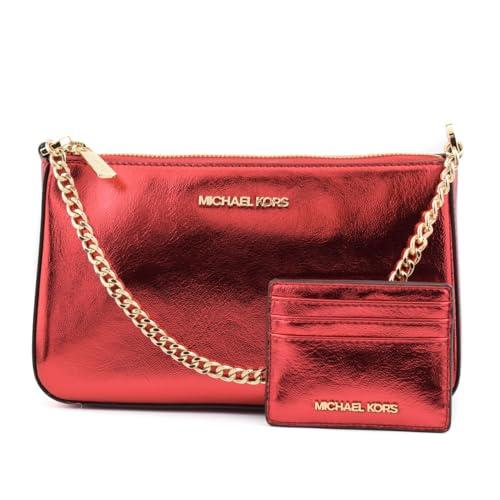 Michael Kors Torebka damska 35H3GGZD6M-CRIMSON czerwona 26 x 14 x 7 cm