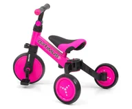 Rowerki trójkołowe - Rowerek 3w1 Optimus Pink - miniaturka - grafika 1