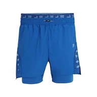Spodenki damskie - FILA Roubaix Running szorty Lapis Blue-2XL - miniaturka - grafika 1