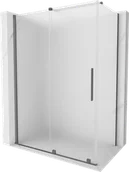 Kabiny prysznicowe - Mexen Velar kabina prysznicowa rozsuwana 150x80 cm, szron, gun metal - 871-150-080-31-95 - miniaturka - grafika 1