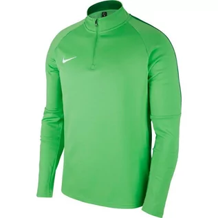 Bluzy sportowe męskie - Bluza męska Nike Dry Academy 18 Drill Top LS zielona 893624 361 - grafika 1