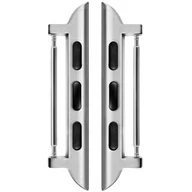 Akcesoria do smartwatchy - moVear Adapter do paska 20mm na Apple Watch 6 SE 5 4 3 2 1 40/38 | Srebrny Standard 1569-uniw - miniaturka - grafika 1