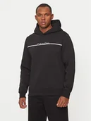 Bluzy męskie - Calvin Klein Bluza K10K114338 Czarny Regular Fit - miniaturka - grafika 1