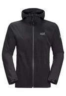 Kurtki męskie - Jack Wolfskin Pack & Go Shell M Kurtka Mężczyźni, black, XXL - miniaturka - grafika 1