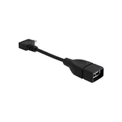 Kable USB - Delock Kabel USB USB Kabel A micro-B Bu/St OTG Shape 0.15m 83926 - miniaturka - grafika 1