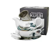 Filiżanki - Filiżanka dzbanek tea for one zaparzacz Hokusai - miniaturka - grafika 1