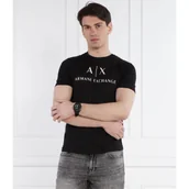 Koszulki męskie - Armani Exchange T-shirt | Slim Fit - miniaturka - grafika 1