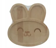 Miseczki i talerzyki dla dzieci - Smukee Miseczka bambusowa KRÓLIK - miniaturka - grafika 1