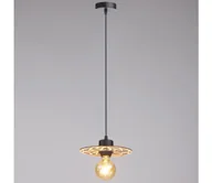 Lampy sufitowe - Żyrandol na lince FALCO 1xE27/60W/230V śr. 20 cm beżowy - miniaturka - grafika 1