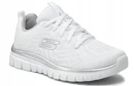 Buty sportowe damskie - Skechers Buty Damskie Sportowe Graceful Get Connected białe 37 Eu - miniaturka - grafika 1