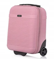 Walizki - Walizka OCHNIK mała podręczna Wizzair 40x30x18 40x30x20 różowa / pudrowa - miniaturka - grafika 1