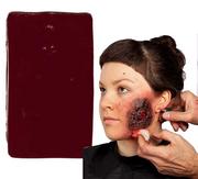 Gadżety na imprezę - Kryolan Gelafix Skin, materiał do imitacji poparzeń, 60g, Dark Red - miniaturka - grafika 1