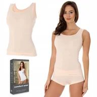 Koszulki i topy damskie - BRUBECK TA10170 koszulka damska bezrękawnik - XL - miniaturka - grafika 1