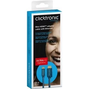 Clicktronic ClickTronic Mini-HDMI, 2m kabel HDMI 70322-GB - Kable - miniaturka - grafika 3