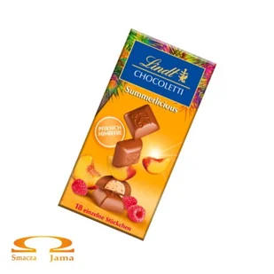 Czekolada Lindt Chocoletti Summerlicious Brzoskwinia i Malina 100g - Czekolada - miniaturka - grafika 1