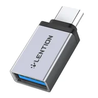 Huby USB - Adapter Lention USB-C do USB 3.0 (srebrny) - miniaturka - grafika 1