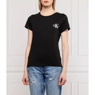 Koszulki i topy damskie - CALVIN KLEIN JEANS T-shirt 2-pack | Slim Fit - grafika 1