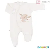 Pajacyki dla niemowląt - PAJAC NEWBORN ECRU 062 - 50 - miniaturka - grafika 1