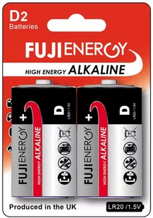 2x BATERIA ALKALICZNA LR20 1.5V FUJIENERGY 18000mAh ULTRA PREMIUM / FujiEnergy - Baterie i akcesoria - miniaturka - grafika 1