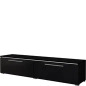 Szafki RTV - Szafka RTV 22W21041 TYP-41 Amber Helvetia Wieruszów Dąb Alpin, Czarny - miniaturka - grafika 1