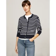 Swetry damskie - Tommy Hilfiger Kardigan | Regular Fit - miniaturka - grafika 1