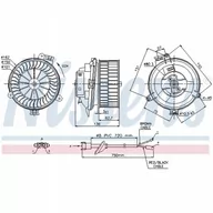 Akcesoria do klimatyzacji i ogrzewania - NISSENS DMUCHAWA WNĘTRZA 87153 MERCEDES E-CLASS W124 84 87153 - miniaturka - grafika 1