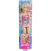 Lalki dla dziewczynek - Lalka Barbie Plażowa DWJ99 Różowy - miniaturka - grafika 1