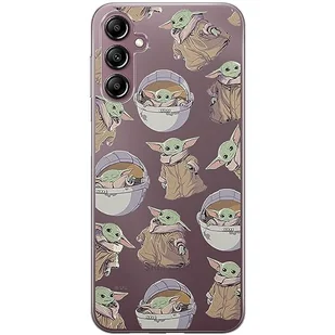 ERT GROUP etui na telefon Samsung A14 4G/5G, case oryginalny i oficjalnie licencjonowany przez Star Wars, wzór Baby Yoda 028, optymalnie dopasowane, plecki z TPU częściowo przeźroczyste - Etui i futerały do telefonów - miniaturka - grafika 1