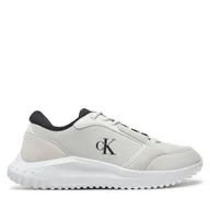 Sneakersy męskie - Sneakersy Calvin Klein Jeans Eva Runner Low Mg Wmm YM0YM01145 Biały - miniaturka - grafika 1