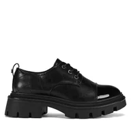 Półbuty damskie - Loafersy Nine West 8198-1 Czarny - miniaturka - grafika 1