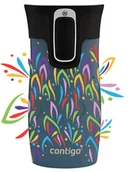 Kubki termiczne - Kubek termiczny Contigo West Loop Mini 300ml - Floresy - Niebieski Metalik - miniaturka - grafika 1