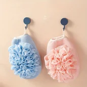 Pozostałe akcesoria do kąpieli i SPA - TEMU 2 szt. Rękawice Peelingujące do Kąpieli - Wytrzymałe Rękawice do Ciała, Twarzy i Masażu - Miękkie z Abrazywnym Powierzchnią - Z Haczkami do - miniaturka - grafika 1