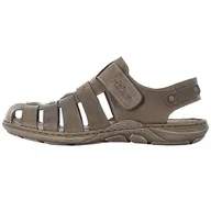 Sandały męskie - Rieker sandały męskie 22074, Braun 26, 43 EU - miniaturka - grafika 1