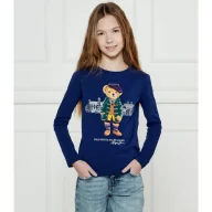 Bluzy dla dziewczynek - POLO RALPH LAUREN Bluzka Regular Fit - miniaturka - grafika 1