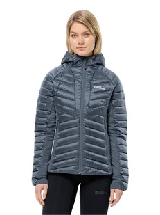 Jack Wolfskin Kurtka pikowana "Routeburn Pro" w kolorze granatowym - Kurtki damskie - miniaturka - grafika 1