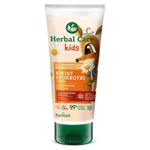 Herbal Care HERBAL CARE Kids Ultranawilżający balsam do ciała 200ml HER2106 - Balsamy i oliwki dla dzieci - miniaturka - grafika 2