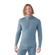 Bluzy narciarskie - Bluza męska Smartwool Classic Thermal Merino Base Layer 1/4 Zip Boxed - miniaturka - grafika 1