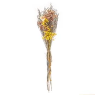 Dekoracje domu - Bukiet suszonych kwiatów 65 cm pomarańczowo-żółty CARTAYA - miniaturka - grafika 1