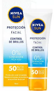 Krem przeciwsłoneczny Nivea UV Face Shine Control Cream SPF50 50 ml (4005900478061) - Balsamy i kremy do opalania - miniaturka - grafika 1