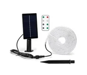 Lampy ogrodowe - Aigostar - LED Ściemnialna taśma solarna LED/1,6W/3,2V 3 m 6500K IP65 + pilot - miniaturka - grafika 1