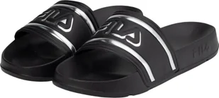 Klapki damskie Fila Morro Bay Logo czarno-szare FFW0102 83162 41 - Klapki i japonki damskie - miniaturka - grafika 1